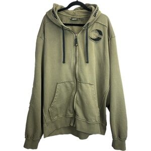 Gasp Men’s Pro Gym Hood Full Zip Size 4XL